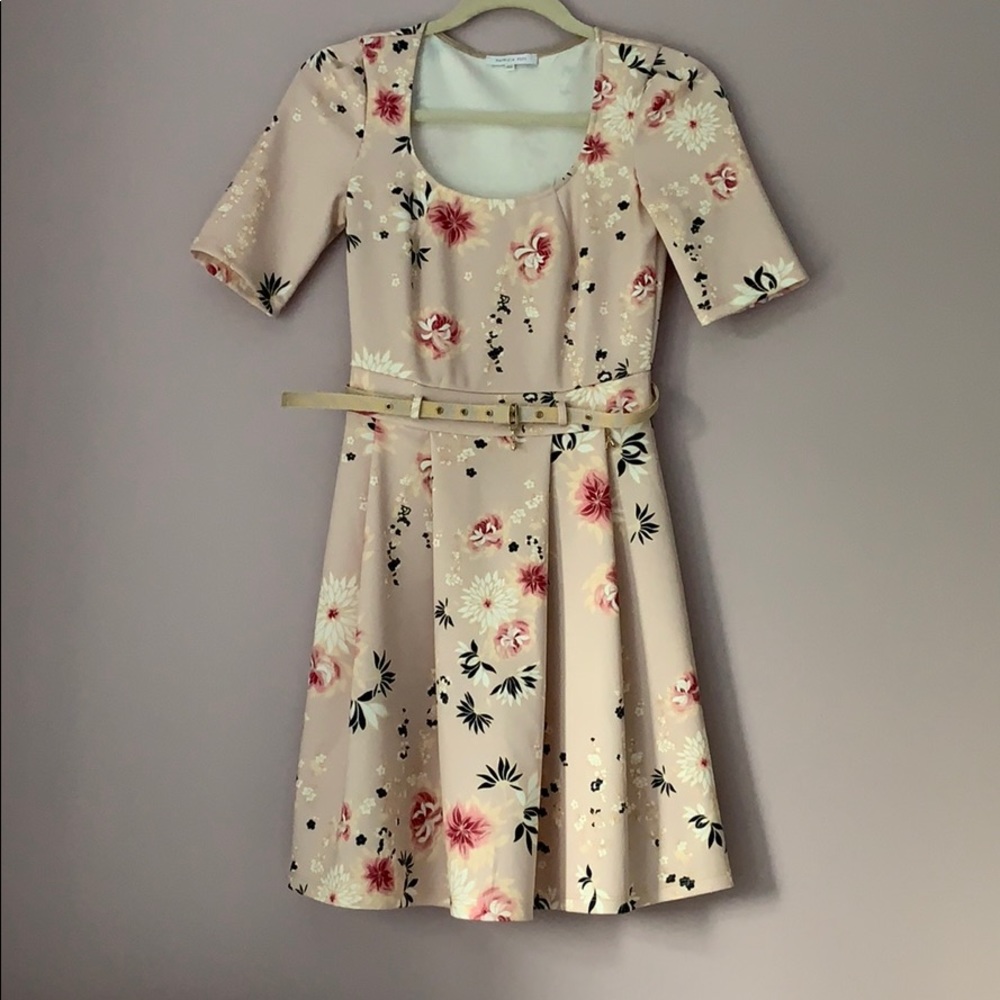 Patrizia Pepe dress pale pink with flowers
